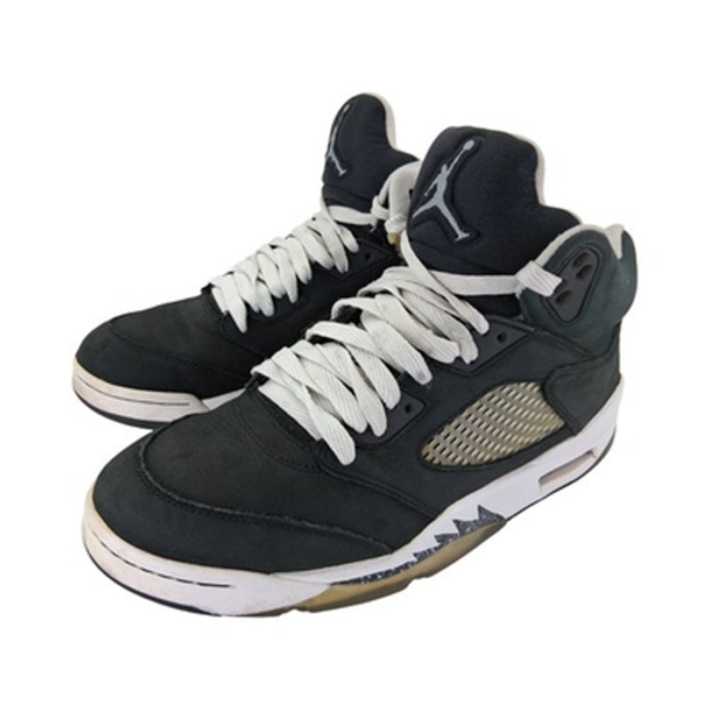 Jordan Air Jordan 5 Retro Shoes Mens Size 11 Black Oreo Sneakers 136027-035